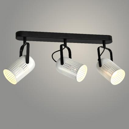 Спот 23960/3 BK+WH черный/белый 3x40W E27 h135, 24